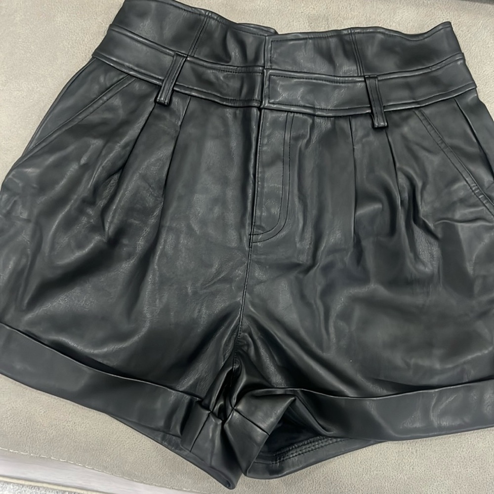 Bar III Leather shorts